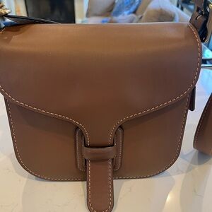 Coach 1941 Archive Courier Bag Brown Leather Adjustable Cross-body
